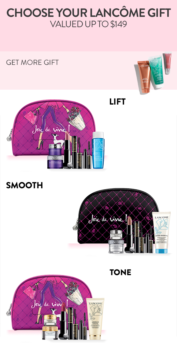 Lancome gift with purchase, Nordstrom Spring 2014