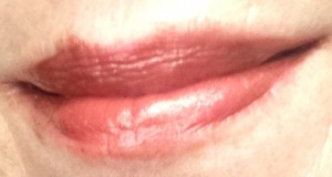 copper-colored lipgloss