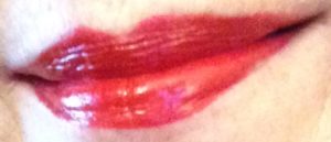 RealHer lipstick: Be Yourself Be RealHer, deep red lips neversaydiebeauty.com @redAllison