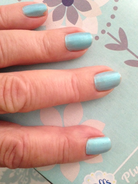 Zoya nail polish, shade Payne an aqua shimmer holo on my nails neversaydiebeauty.com