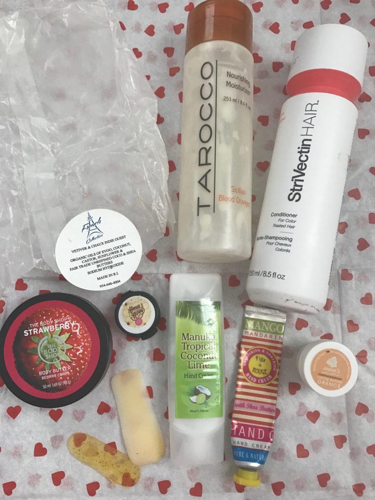 body care and hair care empties for March 2017, neversaydiebeauty.com