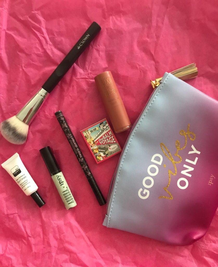 contents of my Ipsy Good Vibes Only bag for August 2017, neversaydiebeauty.com