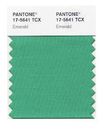 Pantone emerald swatch