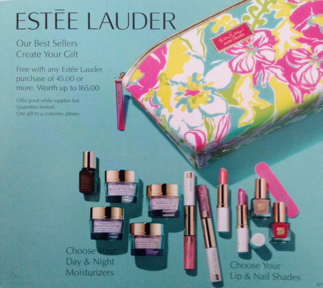 Estee Lauder Lilly Pulitzer Gift with Purchase, Bloomingdale's April 2014