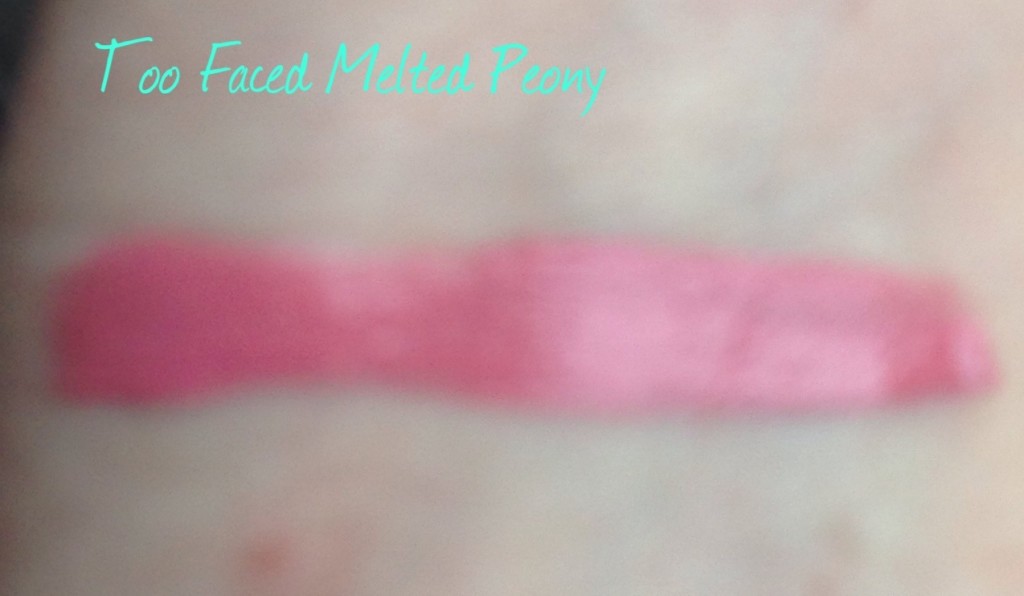 Too Faced melted Lipstick Peony