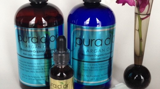 Pura D'Or organic haircare and skincare products