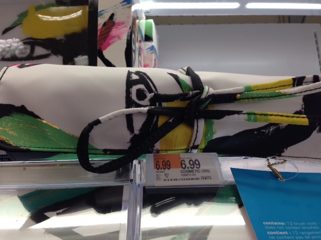 limited edition carrying roll for makeup brushes at Target