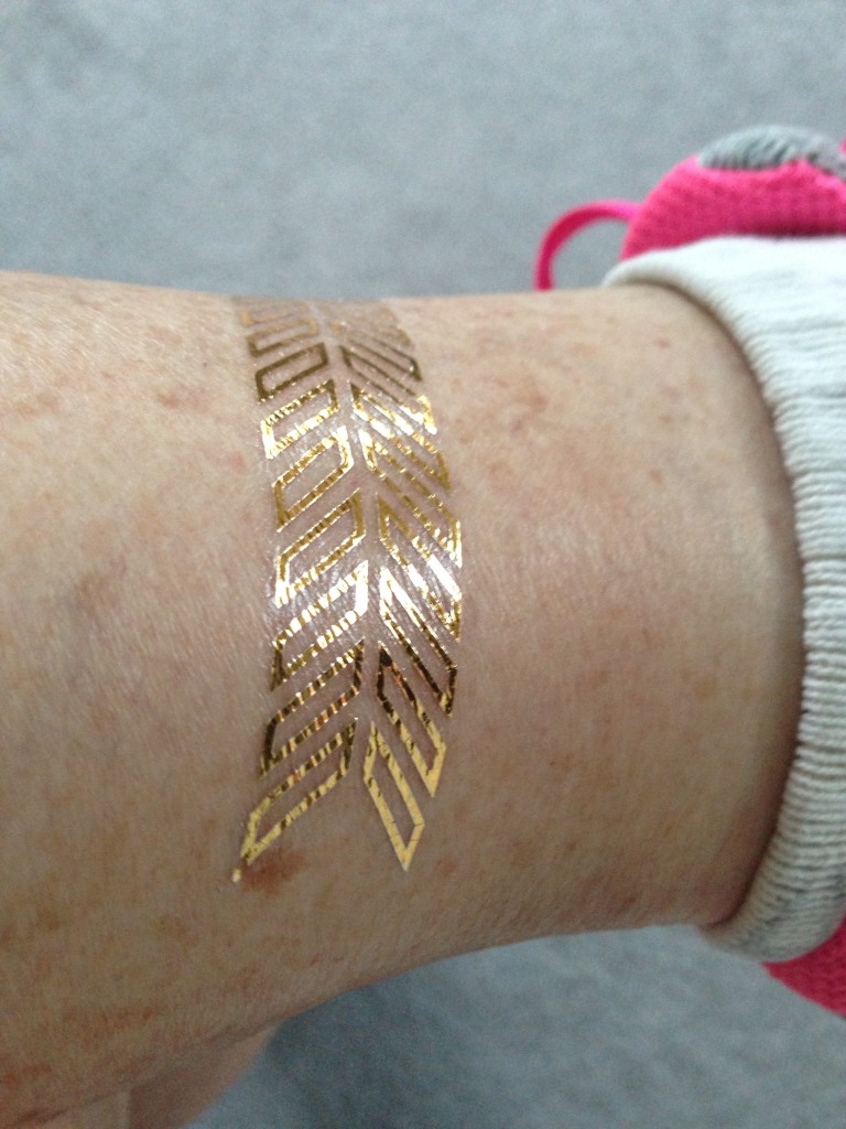 TribeTats Temporary Metallic Tattoos - ankle bracelet