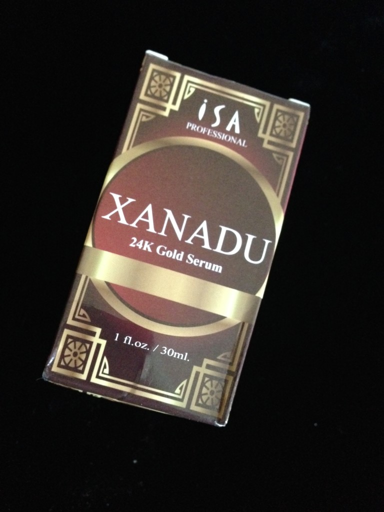 Xanadu 24K Gold Serum outer box