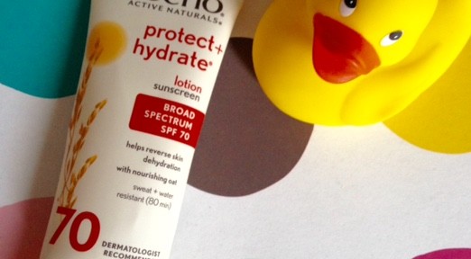 Aveeno Protect + Hydrate Lotion Sunscreen SPF 70 neversaydiebeauty.com @redAllison