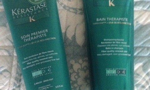 Kerastase Therapiste haircare line: Soin Premier & Bain Therapiste neversaydiebeauty.com @redAllison
