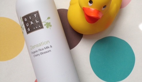 Rituals Zensation Organic Rice Milk & Cherry Blossom Shower Foam neversaydiebeauty.com @redAllison