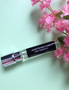 Juliette Has A Gun's Lady Vengeance EDP purse spray Giveaway! neversaydiebeauty.com @redAllison