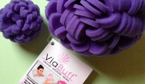 VaiBuff Level 1 Extra Gentle Mini Buff & Body Exfoliator neversaydiebeauty.com @redAllison
