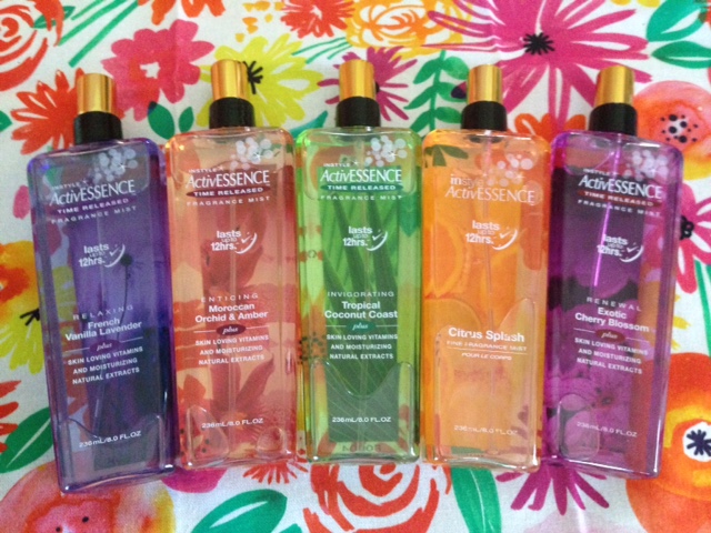 InStyle ActivESSENCE Fragrance Mists in 5 colorful scents neversaydiebeauty.com @redAllison