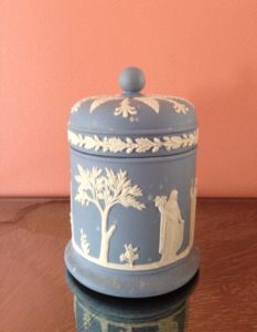 Wedgwood storage jar neversaydiebeauty.com @redAllison