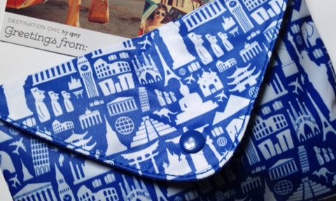 ipsy makeup bag and theme card , May 2016, Destination Chic neversaydiebeauty.com @redAllison