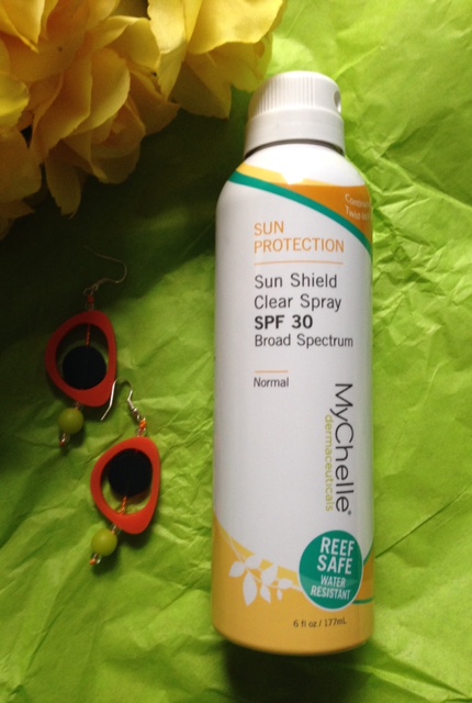 MyChelle Sun Shield Clear Spray SPF 30 neversaydiebeauty.com @redAllison