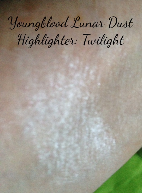 Youngblood Cosmetics Lunar Dust in "Twilight", swatch neversaydiebeauty.com @redAllison