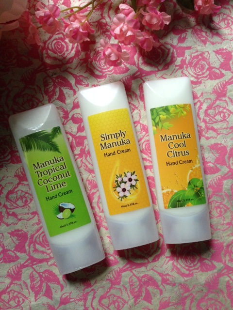 Manuka Honey hand creams from New Zealand distributed by Pacific Resources International neversaydiebeauty.com @redAllison