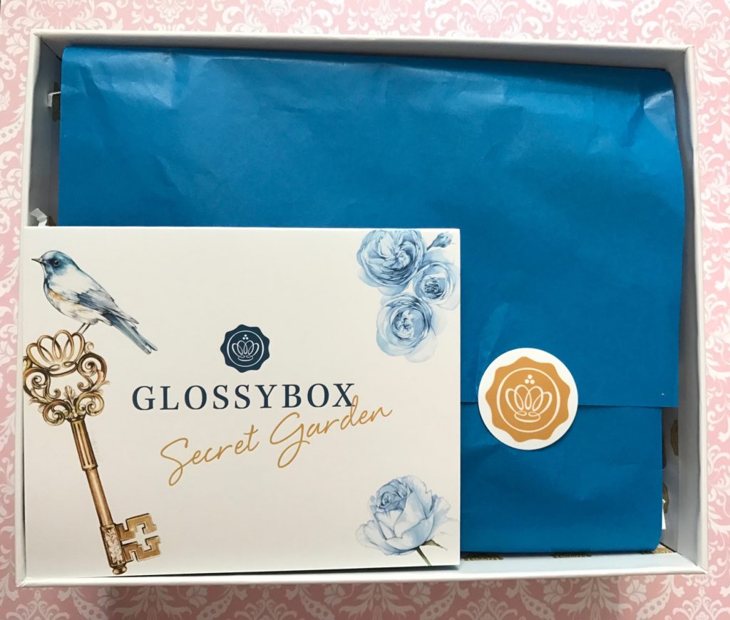 Glossybox Secret Garden product card neversaydiebeauty.com