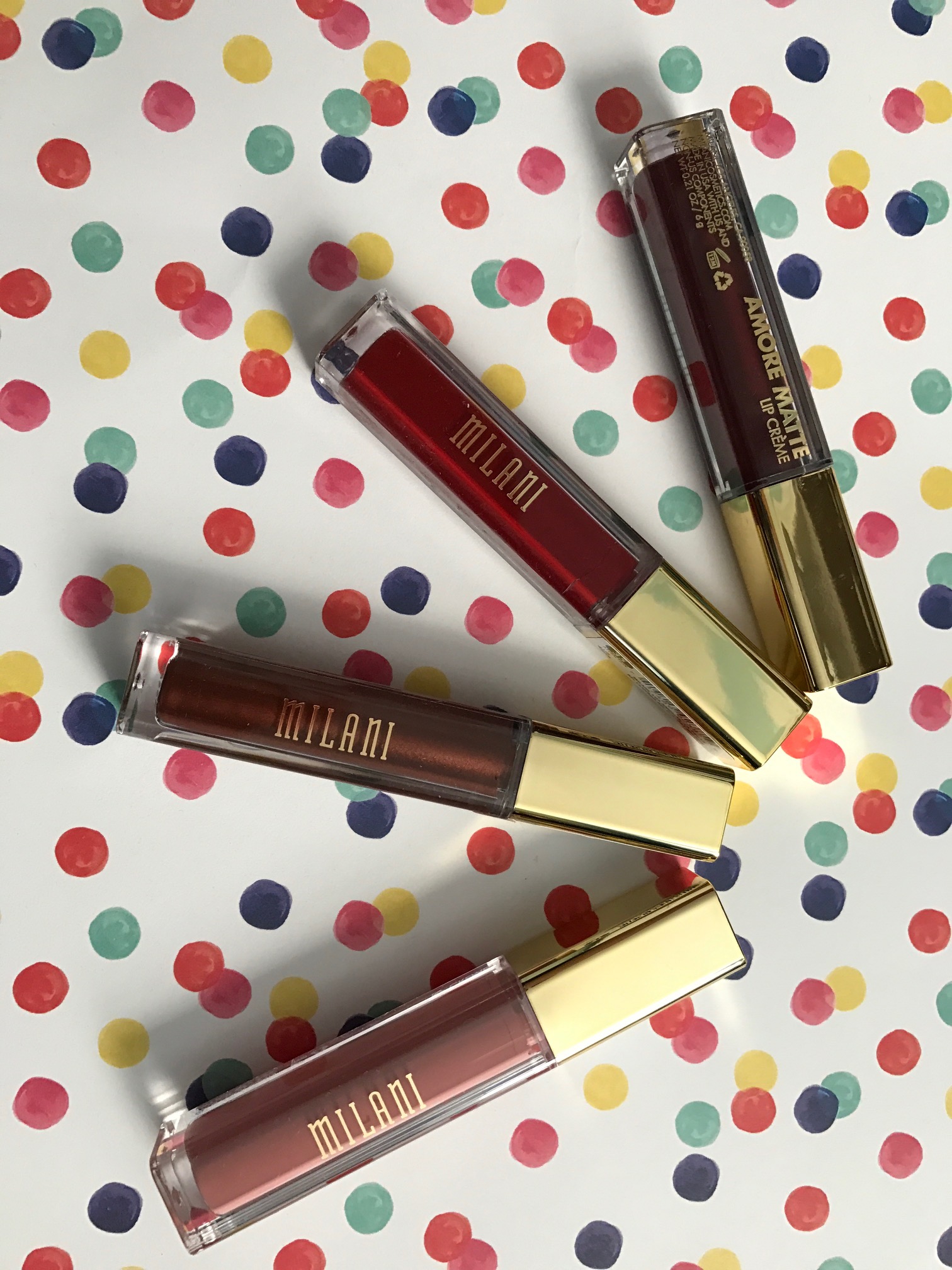 Milani Amore Matte Lip Creme 2016 shades neversaydiebeauty.com