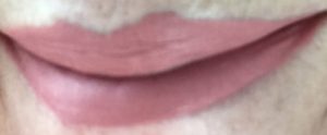 lip swatch of Milani Amore Matte Lip Creme in Darling neversaydiebeauty.com