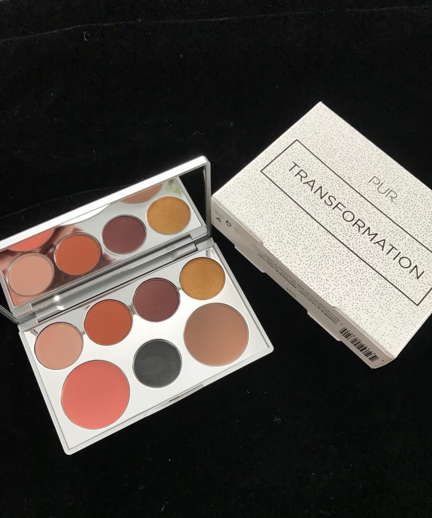 PUR Transformation open palette and box neversaydiebeauty.com