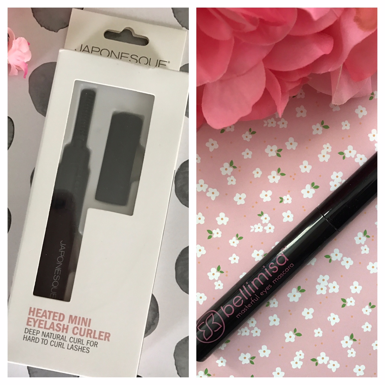 Japonesque Heated Eyelash Curler & Bellimisa Masterful Eyes Mascara neversaydiebeauty.com