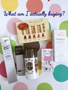skincare & makeup products I bought November 2016