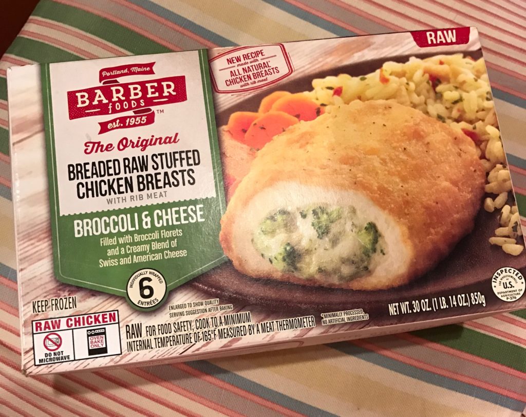 Barber Foods Chicken Breast w Broccoli & Cheese 6 pack neversaydiebeauty.com
