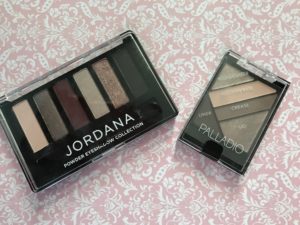 Jordana Made to Last Eyeshadow Collection vs Palladio Silk FX Eyeshadow Palette, both in plum shades neversaydiebeauty.com