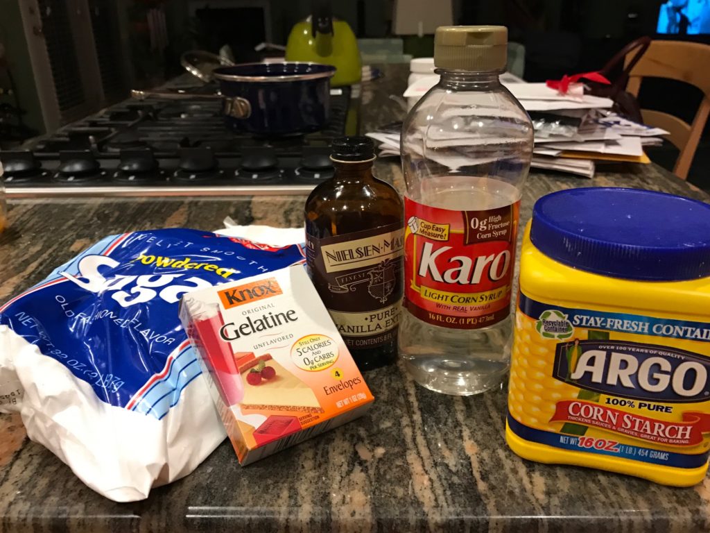 ingredients for homemade marshmallows, neversaydiebeauty.com