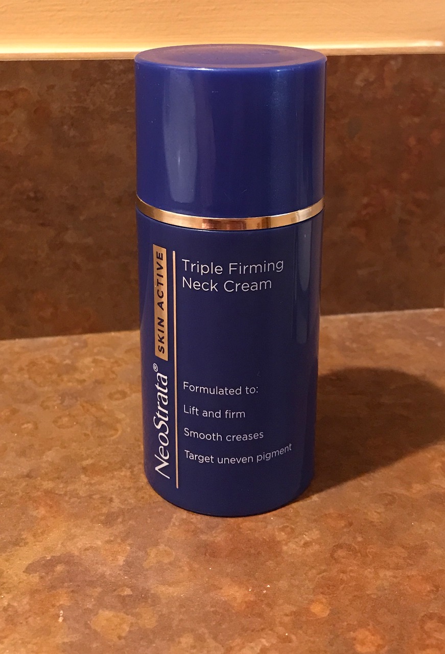 NeoStrata Firming Neck Cream bottle, neversaydiebeauty.com