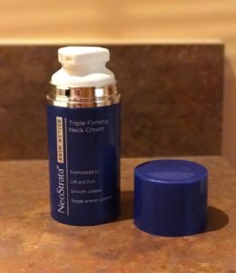 NeoStrata Firming Neck Cream pump bottle, neversaydiebeauty.com