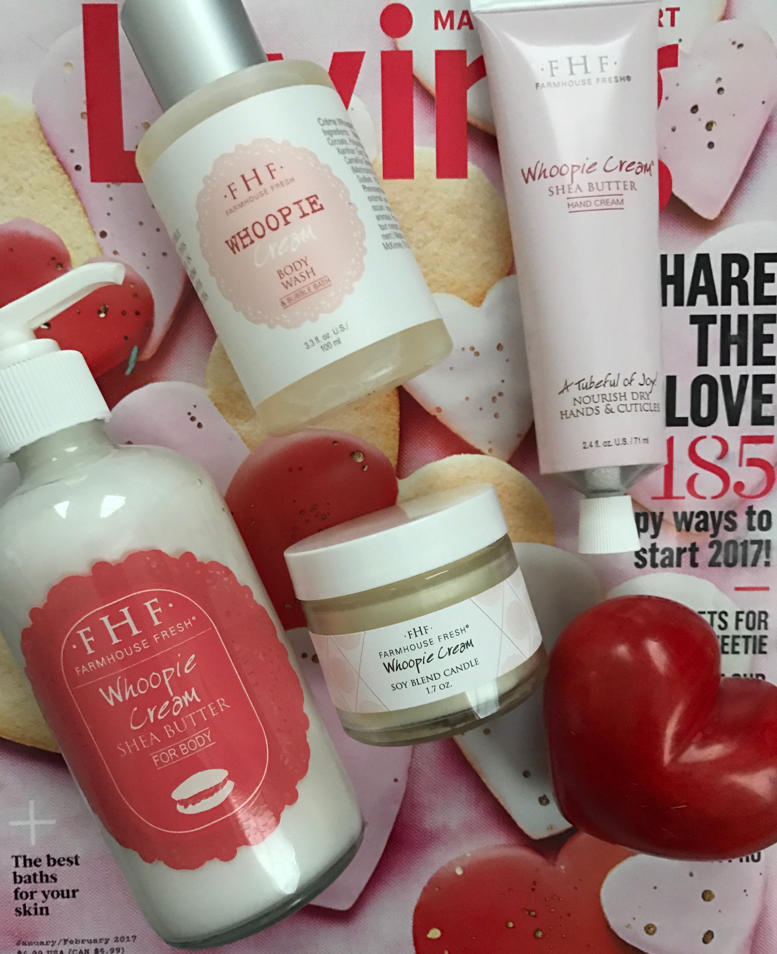 bath and body products that come in the Farmhouse Fresh Whoopie Cream Gift Set, neversaydiebeauty.com