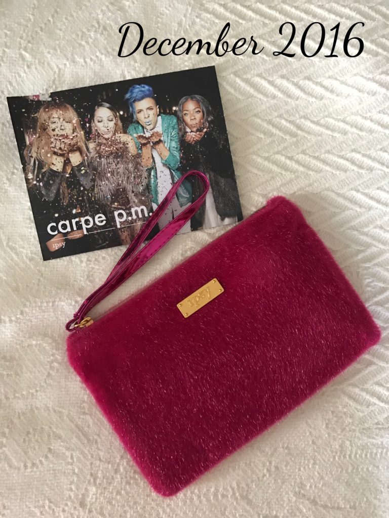 ipsy Carpe P.M. glam bag December 2016, neversaydiebeauty.com