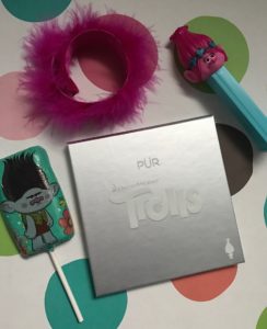 PUR Cosmetics Trolls Shadow Palette with PEZ & chocolate pop, neversaydiebeauty.com