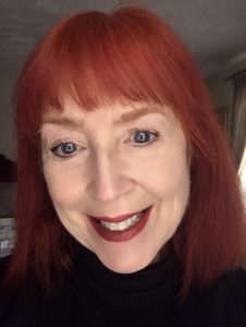 me wearing Beauty Junkees eye and brow makeup with Zuzu Luxe lipstick shade Rapture, neversaydiebeauty.com