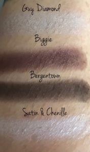 PUR Cosmetics Trolls Shadow Palette swatches row 4, neversaydiebeauty.com