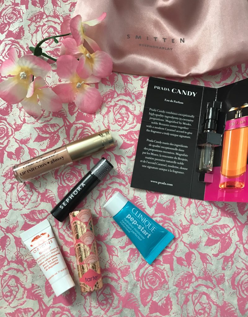 unwrapped deluxe samples in Sephora Play bag for February 2017, neversaydiebeauty.com