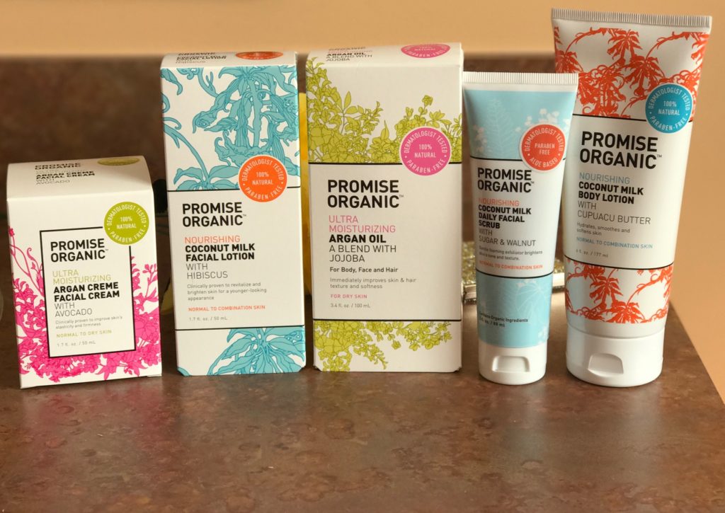 Promise Organic skincare products, neversaydiebeauty.com