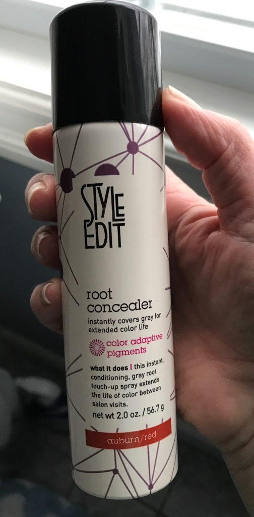 Style Edit root concealer spray can, neversaydiebeauty.com