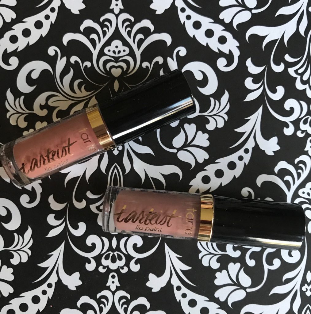 Tarte Quick Dry Lip Paint minis: rose and birthday suit, neversaydiebeauty.com