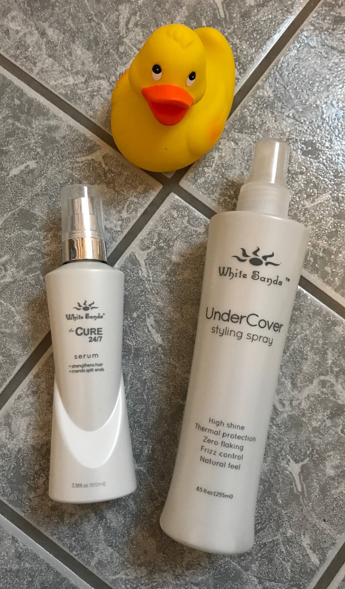 White Sands The Cure 24/7 Serum & UnderCover Styling Spray, neversaydiebeauty.com