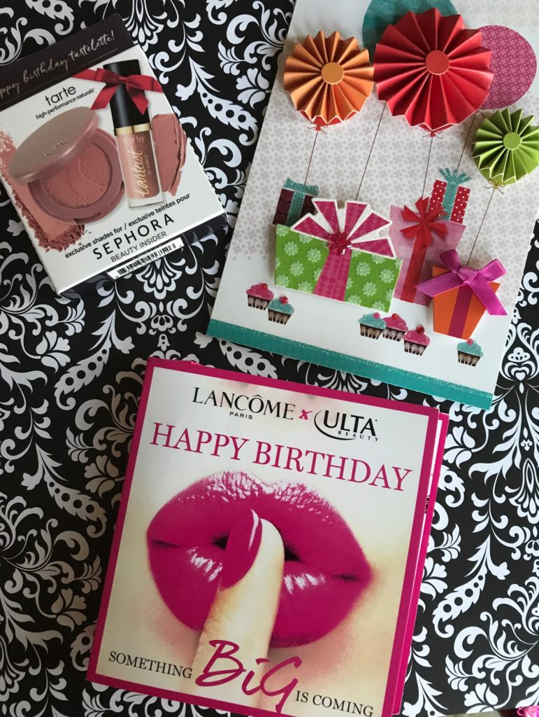2017 birthday gifts from Sephora and Ulta, neversaydiebeauty.com