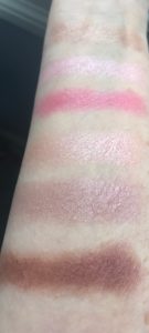 Paul & Joe Eye Color Trios, Mon Coeur and Mon Prince swatches, neversaydiebeauty.com