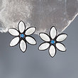Hanna's Patriotic Flower Earrings from Uno Alla Volta