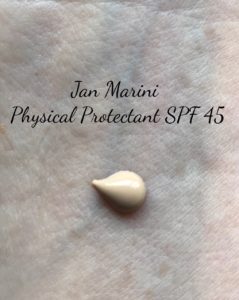 Marini Physical Protectant SPF 45 swatch, neversaydiebeauty.com