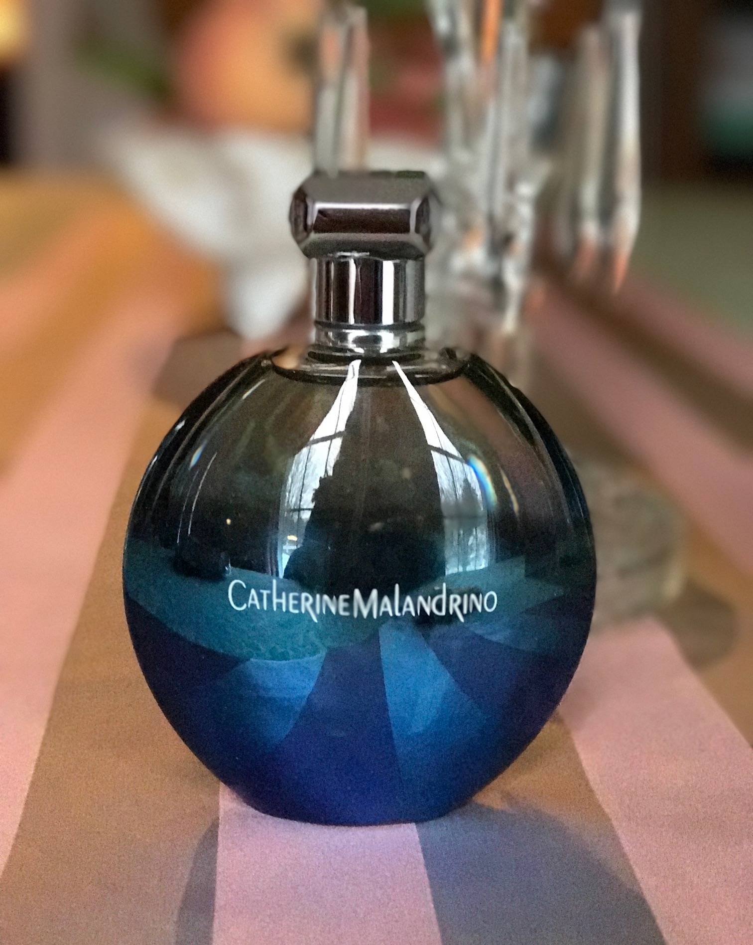 Catherine Malandrino Romance de Provence eau de parfum blue ombre bottle, neversaydiebeauty.com